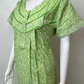 Lime Green Pure Cotton Nightgown for Women