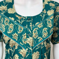 Forest Green Pure Cotton Nightgown