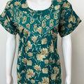 Forest Green Pure Cotton Nightgown