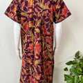 Wine 100% Cotton Nightgown Soft & Comfortable