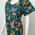 Teal 100% Cotton Nighty for Women