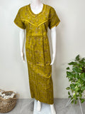 Yellow 100% Cotton Women's Nightgown