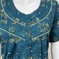 Navy Blue 100% Cotton Nighty Soft & Comfortable