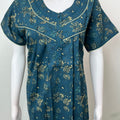 Navy Blue 100% Cotton Nighty Soft & Comfortable