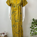Yellow 100% Cotton Nighty Eleagnt & Breathable