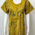 Yellow 100% Cotton Nighty Eleagnt & Breathable