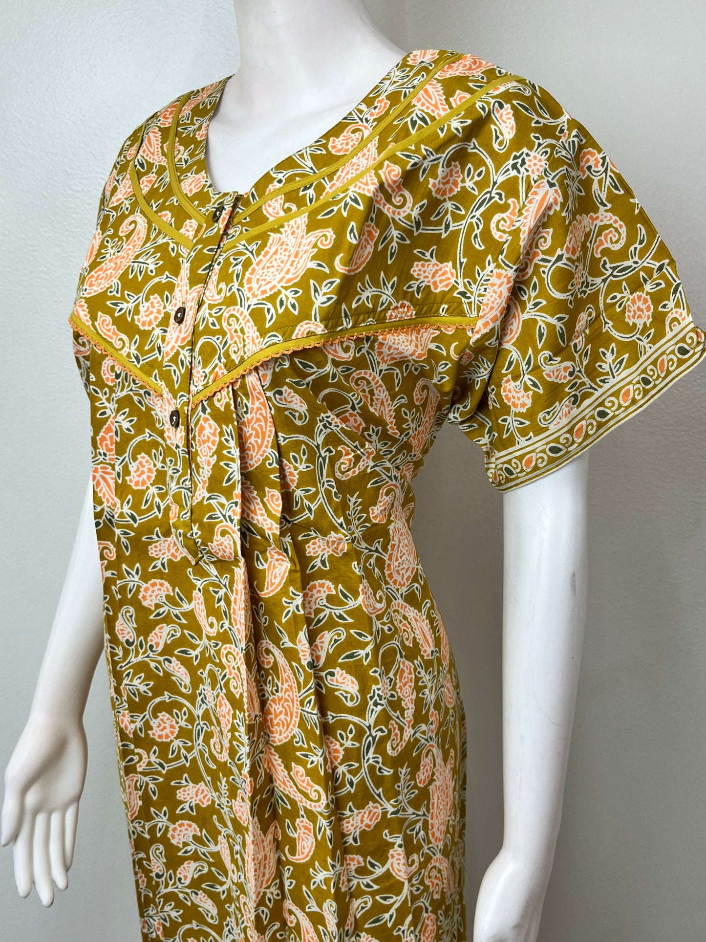 Mustard 100% Cotton Nighty Soft & Breathable