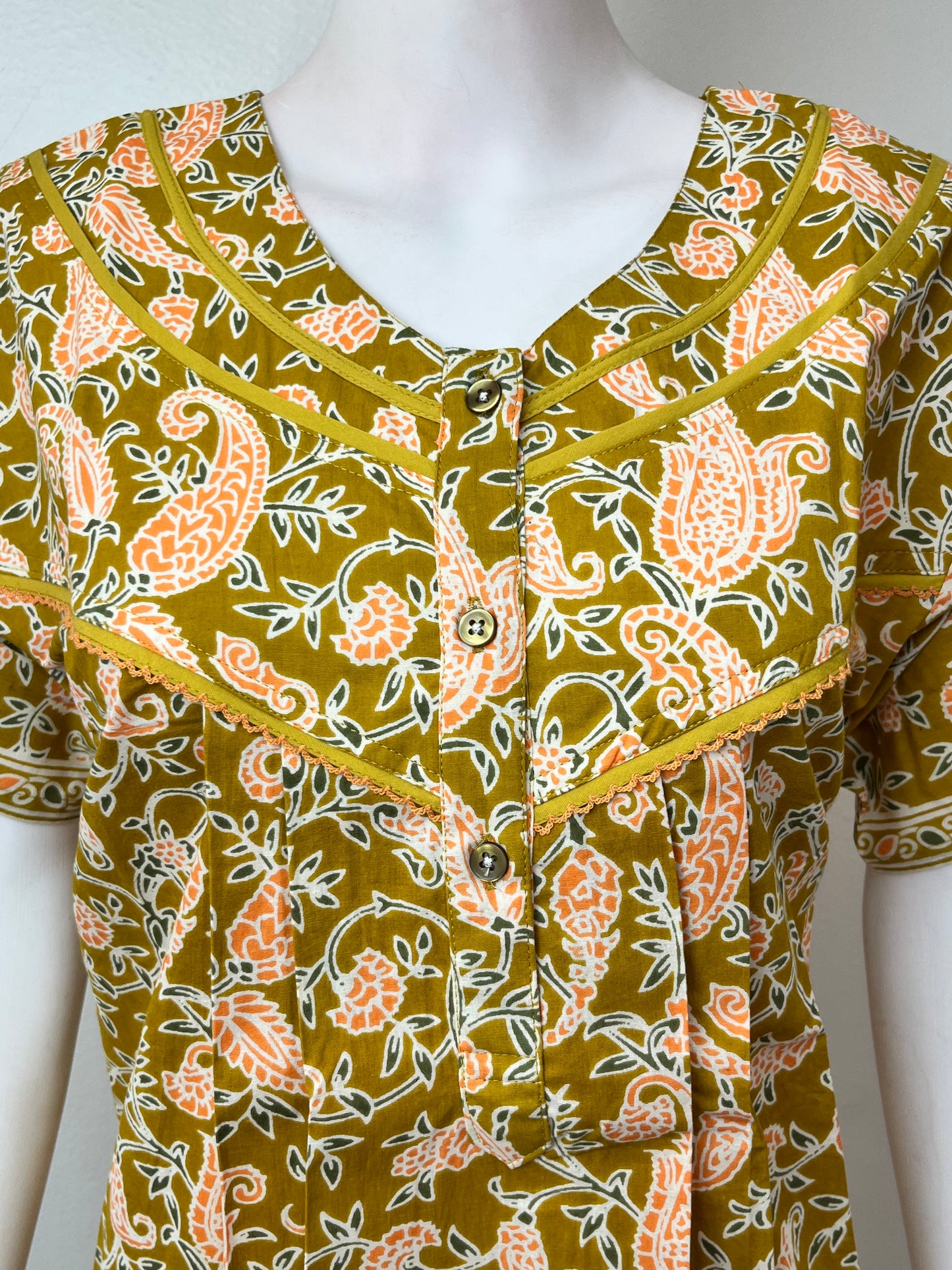 Mustard 100% Cotton Nighty Soft & Breathable