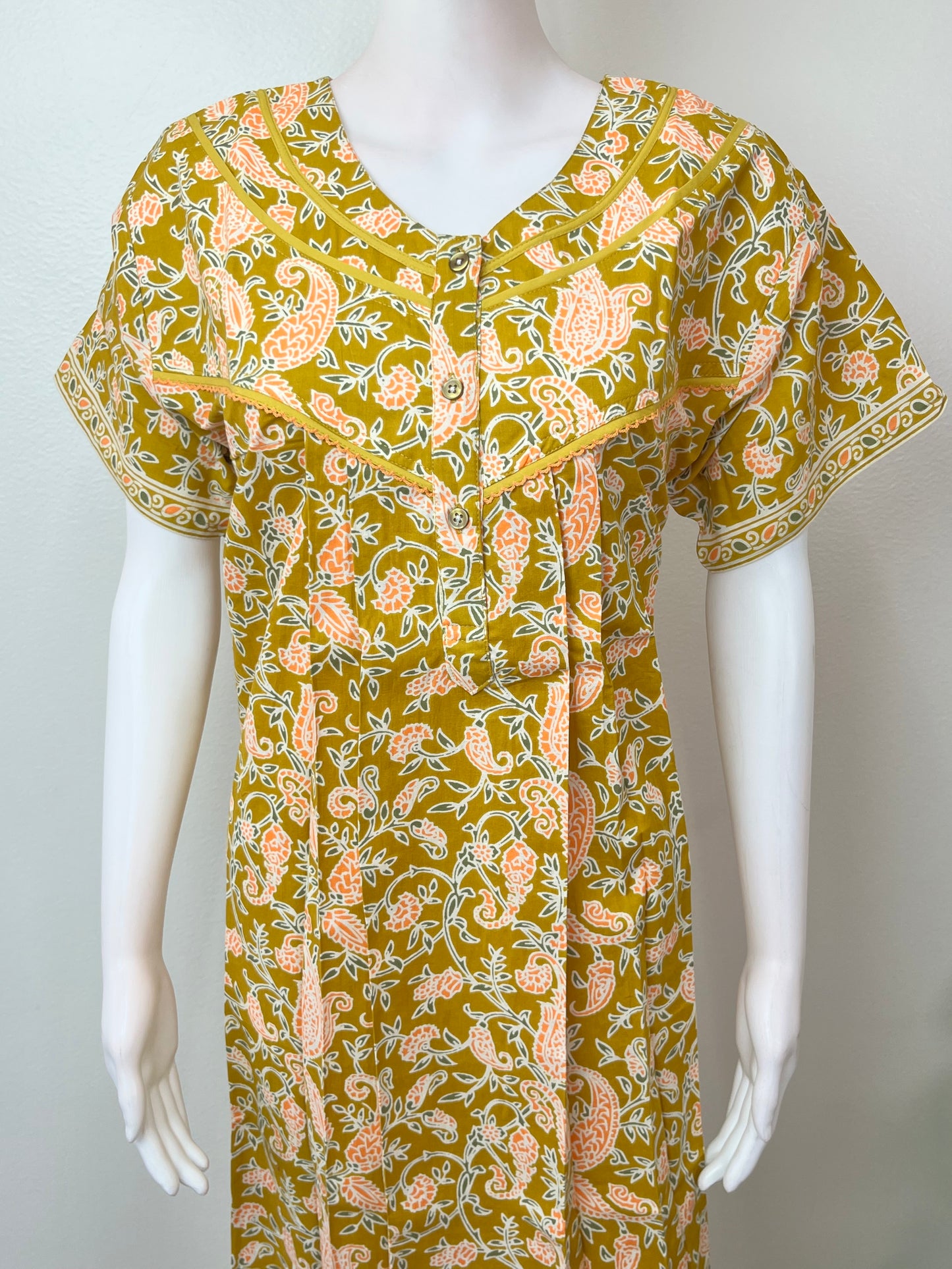 Mustard 100% Cotton Nighty Soft & Breathable