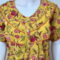 Yellow Pure Cotton Nighty Soft & Breathable
