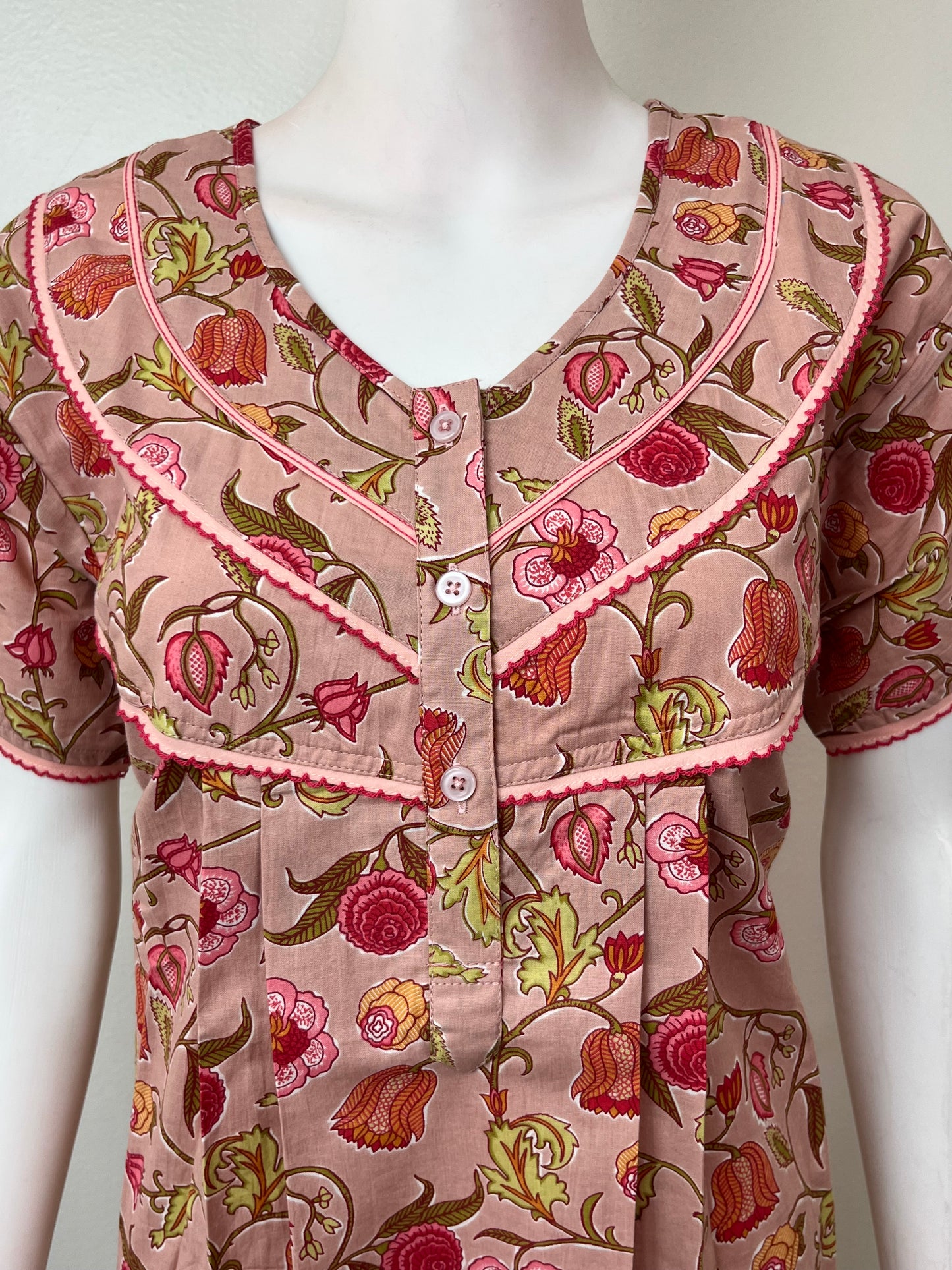 Floral Printed 100% Cotton Nighty