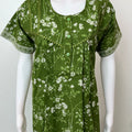 Green Pure Cotton Nighty Elegant & Breathable