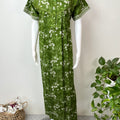Green Pure Cotton Nighty Elegant & Breathable