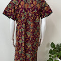 Wine Pure Cotton Nightgown Soft & Comfortable