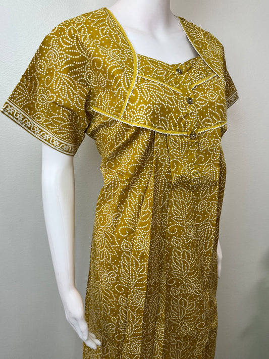 Bandhani Print 100% Cotton Women's Nighty