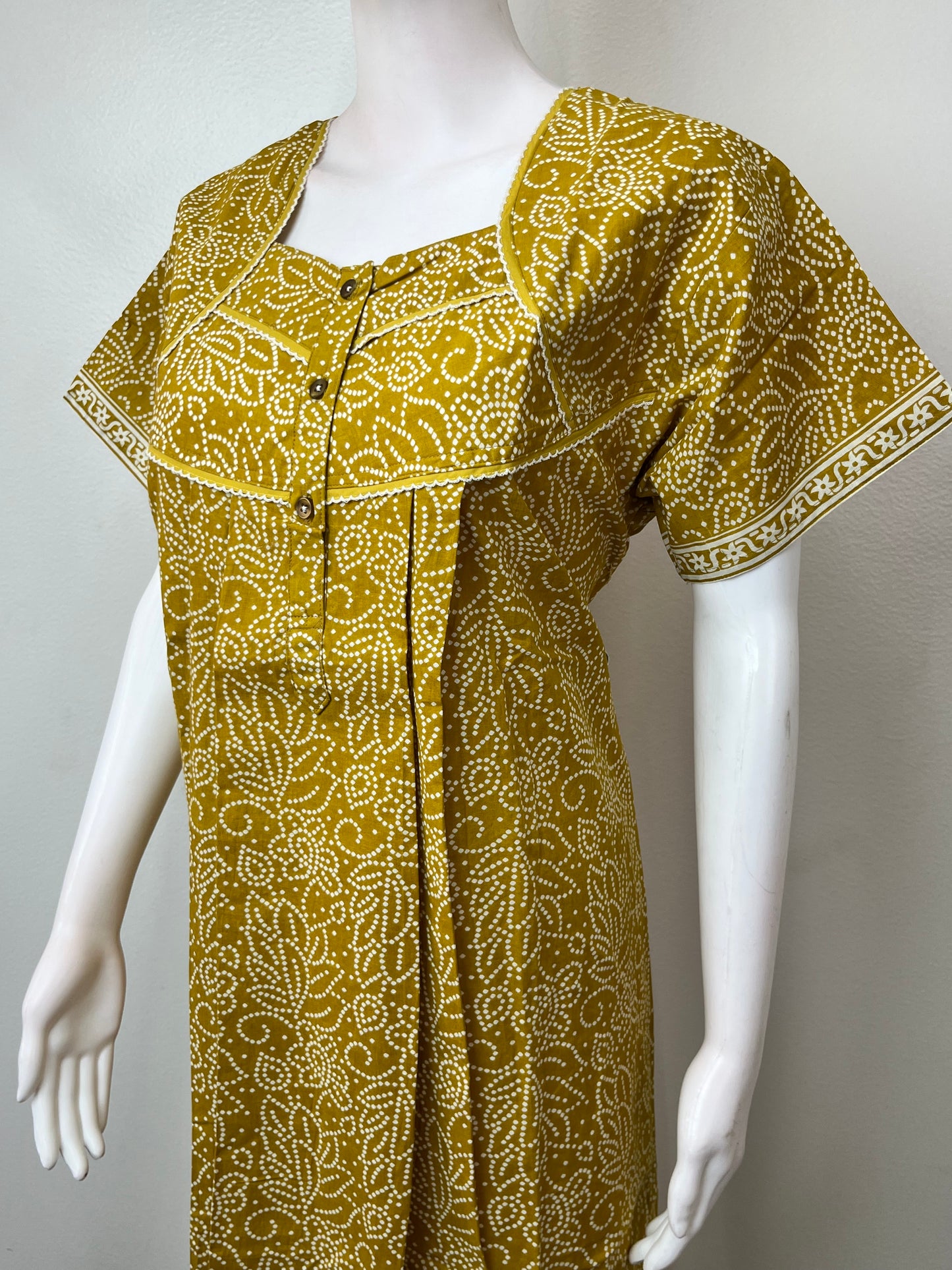 Bandhani Print 100% Cotton Women's Nighty