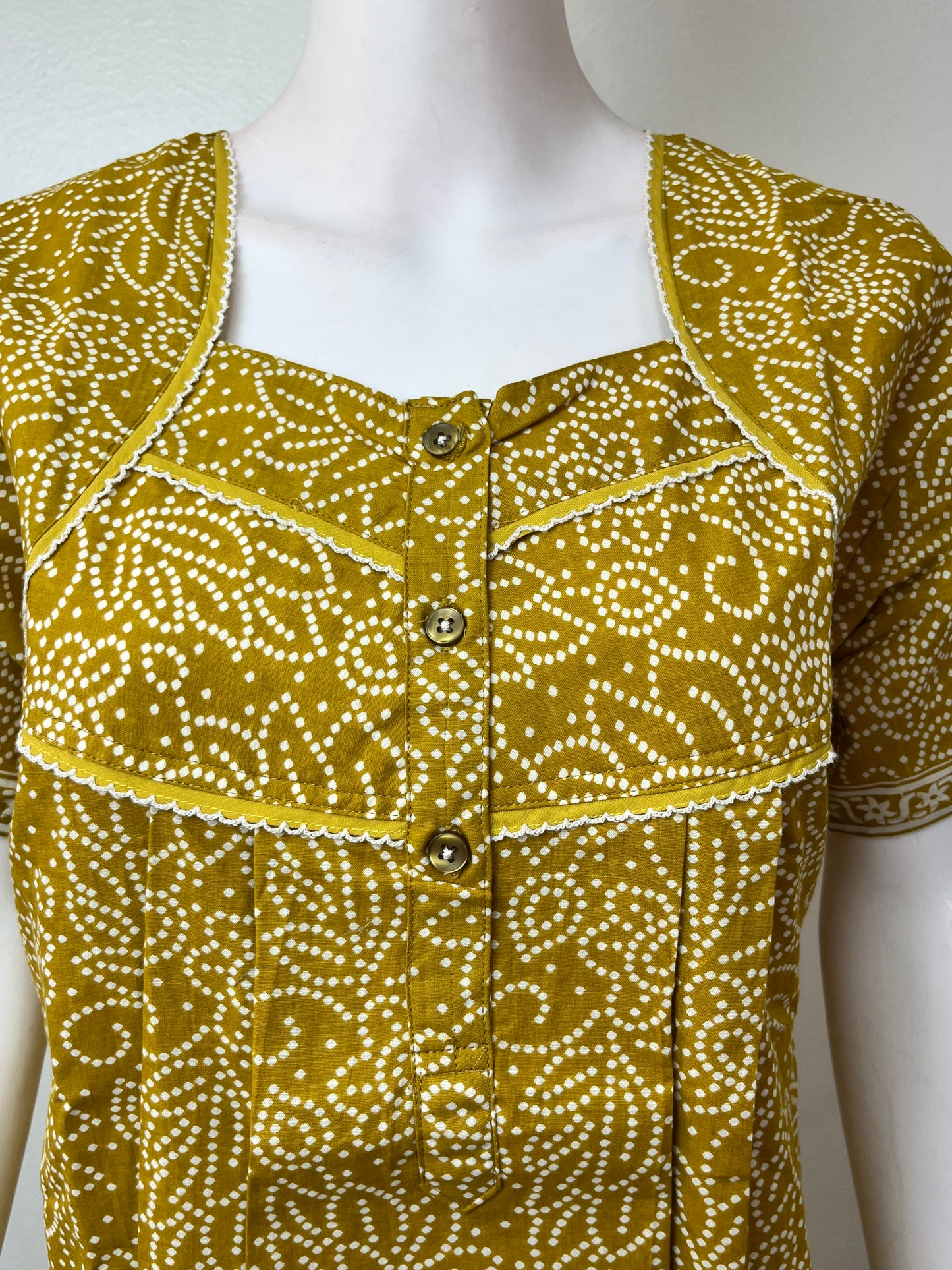 Bandhani Print 100% Cotton Women's Nighty