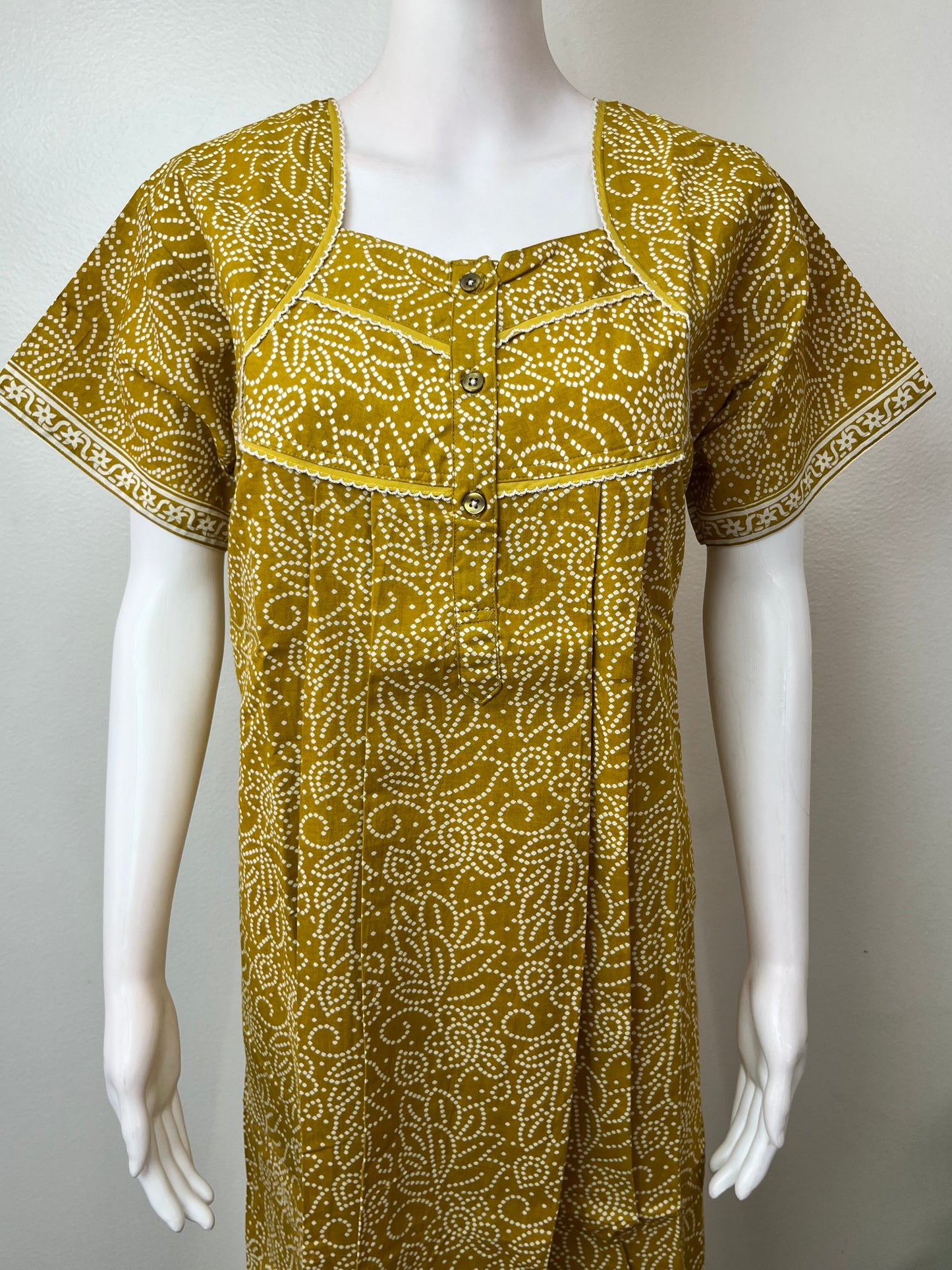 Bandhani Print 100% Cotton Women's Nighty