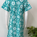 Sea Green Pure Cotton Nightgown Soft & Comfortable
