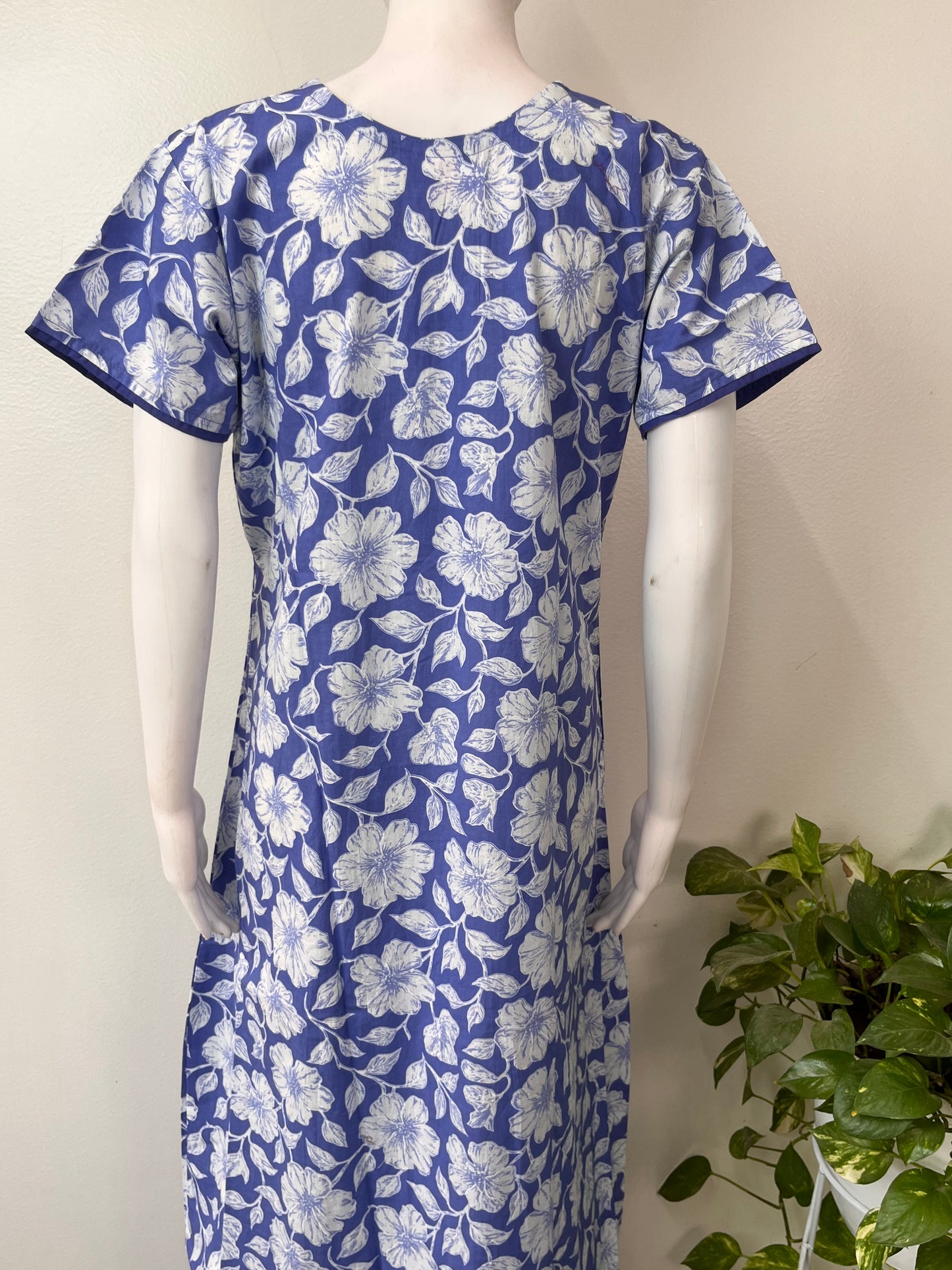 Lavender 100% Cotton Women's Nighty
