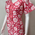 Pink A-Line Style Pure Cotton Nightgown