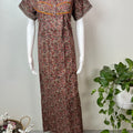 Mustard 100% Cotton Nightgown Soft & Comfortable