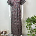 Maroon Pure Cotton Nighty Elegant & Breathable