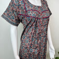 Maroon Pure Cotton Nighty Elegant & Breathable