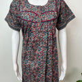 Maroon Pure Cotton Nighty Elegant & Breathable