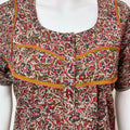 Mustard 100% Cotton Nightgown Soft & Comfortable