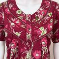 Maroon Pure Cotton Nighty Soft & Comfortable