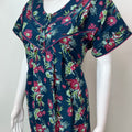 Royal Blue 100% Cotton Nightgown
