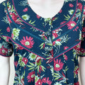 Royal Blue 100% Cotton Nightgown