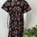 Black Pure Cotton Elegant & Breathable Nightgown