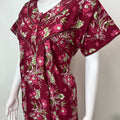 Maroon Pure Cotton Nighty Soft & Comfortable