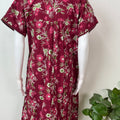 Maroon Pure Cotton Nighty Soft & Comfortable