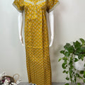Mustard Pure Cotton Nightgown Soft & Comfortable