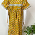 Mustard Pure Cotton Nightgown Soft & Comfortable