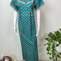 Teal 100% Cotton Nighty for Women