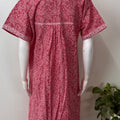 Hot Pink Pure Cotton Nighty Elegant & Breathable