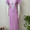 Lavender Pure Cotton Women's Nightgown