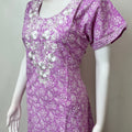Lavender Pure Cotton Women's Nightgown
