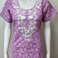 Lavender Pure Cotton Women's Nightgown