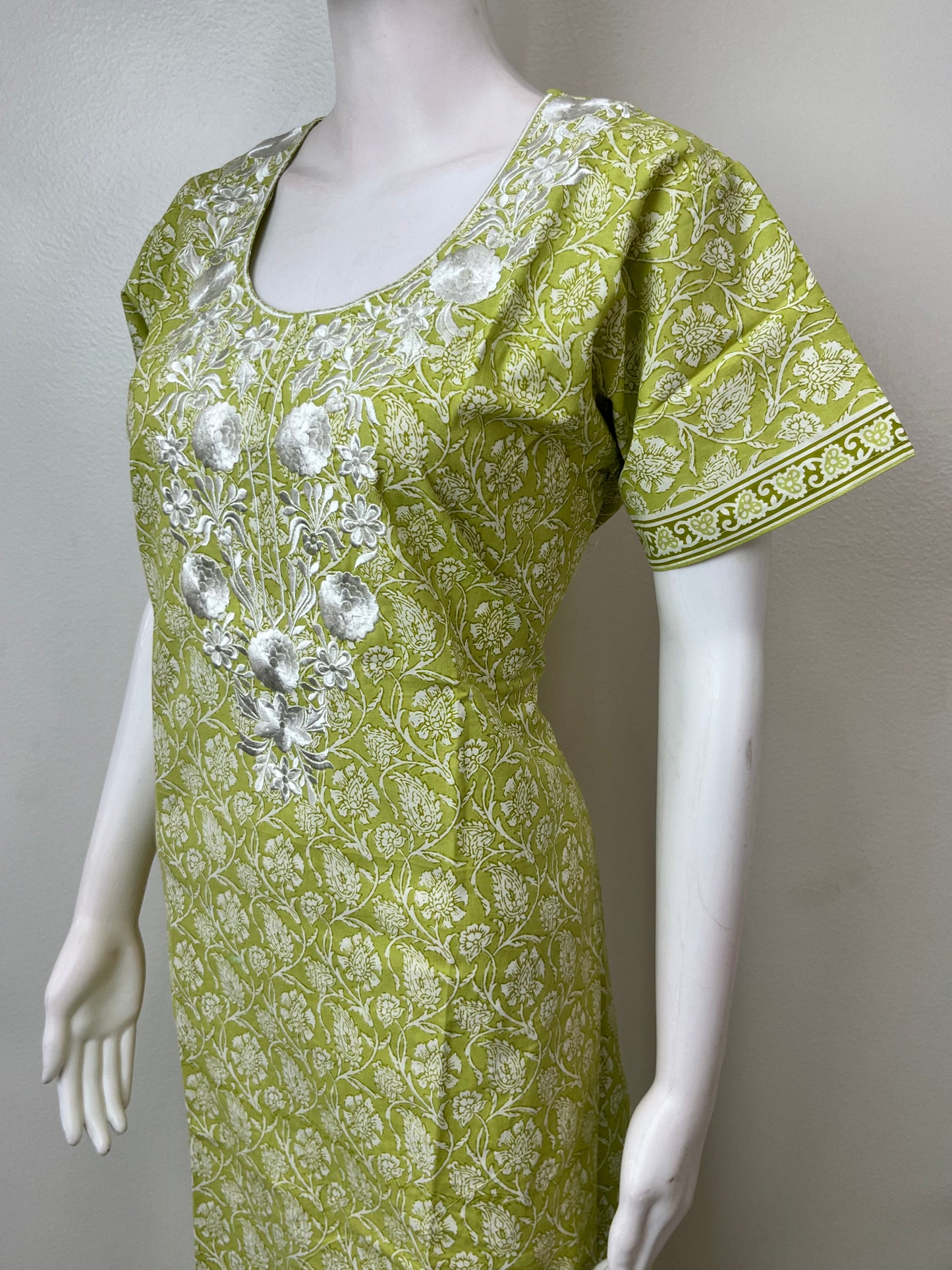 Classic Embroidered Pure Cotton Nightgown