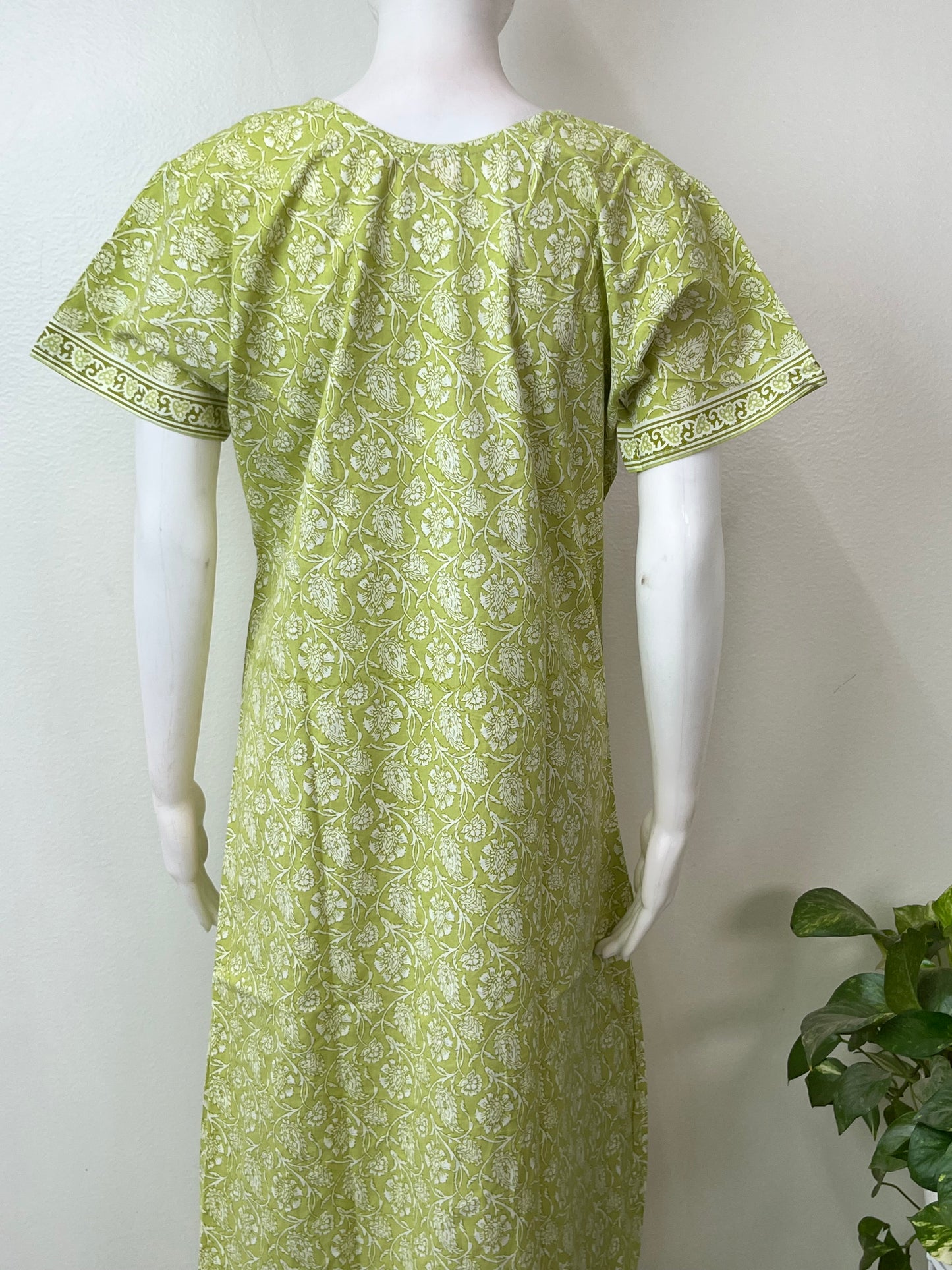 Classic Embroidered Pure Cotton Nightgown