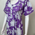 Lavender Pure Cotton Elegant & Breathable Nighty