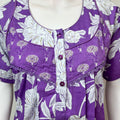 Lavender Pure Cotton Elegant & Breathable Nighty