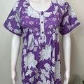 Lavender Pure Cotton Elegant & Breathable Nighty