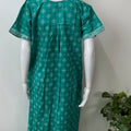Sea Green Pure Cotton Nightgown for Women