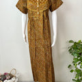 Mustard Pure Cotton Women's Nightgonw